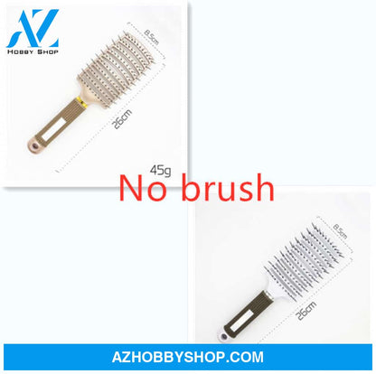 Hairbrush Anti Klit Brushy Haarborstel Women Detangler Hair Brush Bristle Nylon Scalp Massage Teaser