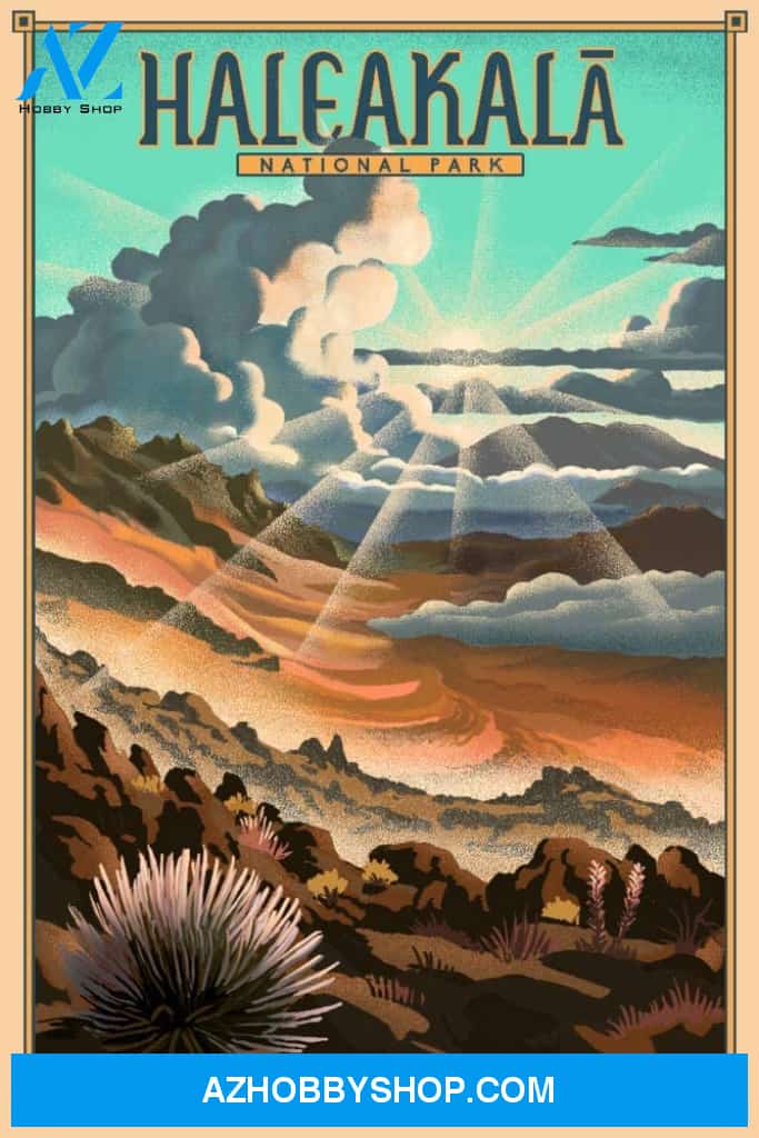 Haleakala National Park Lithograph National Park Series