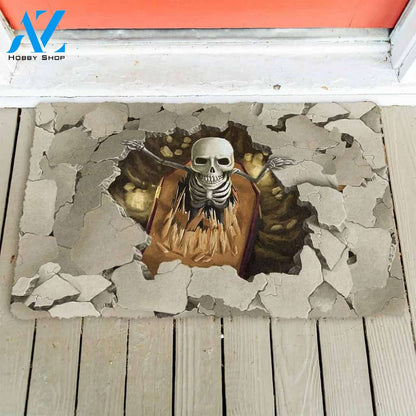 Halloween 3D Skeleton Doormat Indoor And Outdoor Mat Entrance Rug Sweet Home Decor Housewarming Gift Gift For Friend Family Stem Feminist