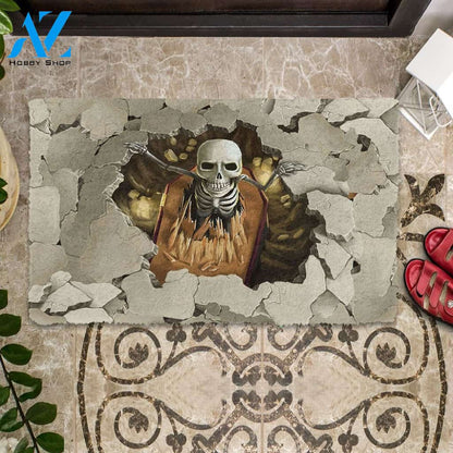 Halloween 3D Skeleton Doormat Indoor And Outdoor Mat Entrance Rug Sweet Home Decor Housewarming Gift Gift For Friend Family Stem Feminist