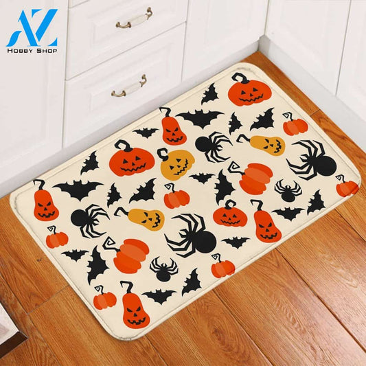 Halloween Adorned Over Printed Doormat Home Decor