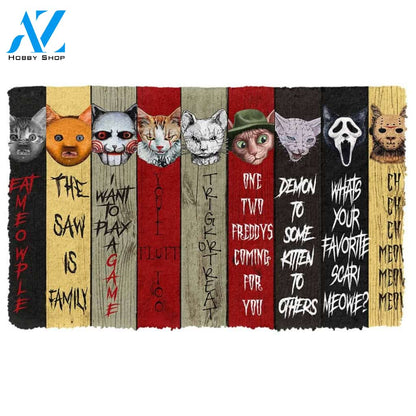 Halloween Alohazing 3D Cats Doormat Indoor And Outdoor Mat Entrance Rug Sweet Home Decor Housewarming Gift Gift For Friend Family Stem Feminist