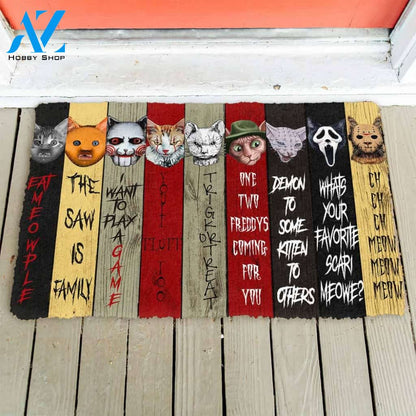 Halloween Alohazing 3D Cats Doormat Indoor And Outdoor Mat Entrance Rug Sweet Home Decor Housewarming Gift Gift For Friend Family Stem Feminist