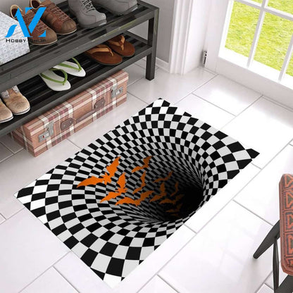 Halloween Bats From The Black Hole Equality Doormat Indoor And Outdoor Mat Entrance Rug Sweet Home Decor Housewarming Gift Gift For Friend Family Stem Feminist