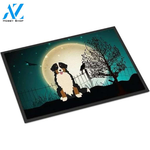 Halloween Bernese Mountain Dog Doormat Welcome Mat Housewarming Gift Home Decor Funny Doormat Gift For Dog Lovers Happy Halloween