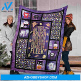 Halloween Blanket, Brush Your Teeth Flossing, Gift Home Decor Bedding Couch Sofa Soft And Comfy Cozy