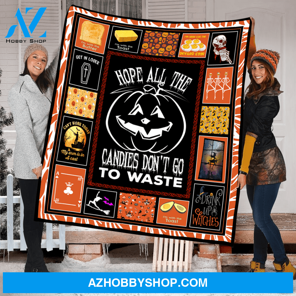 Halloween Blanket, Pumpkin And Drink Up Witches, Gift Home Decor Bedding Couch Sofa Soft And Comfy Cozy