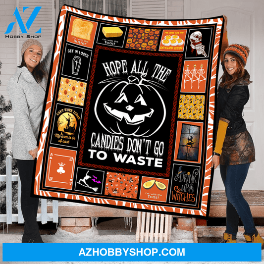 Halloween Blanket, Pumpkin And Drink Up Witches, Gift Home Decor Bedding Couch Sofa Soft And Comfy Cozy