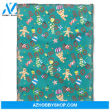 Halloween Blue Pattern Horrible Fleece Blanket Halloween Adult Blanket, Pumpkins Emotions Halloween,Trick or Treat Home Decor Bedding Couch Sofa Soft And Comfy Cozy