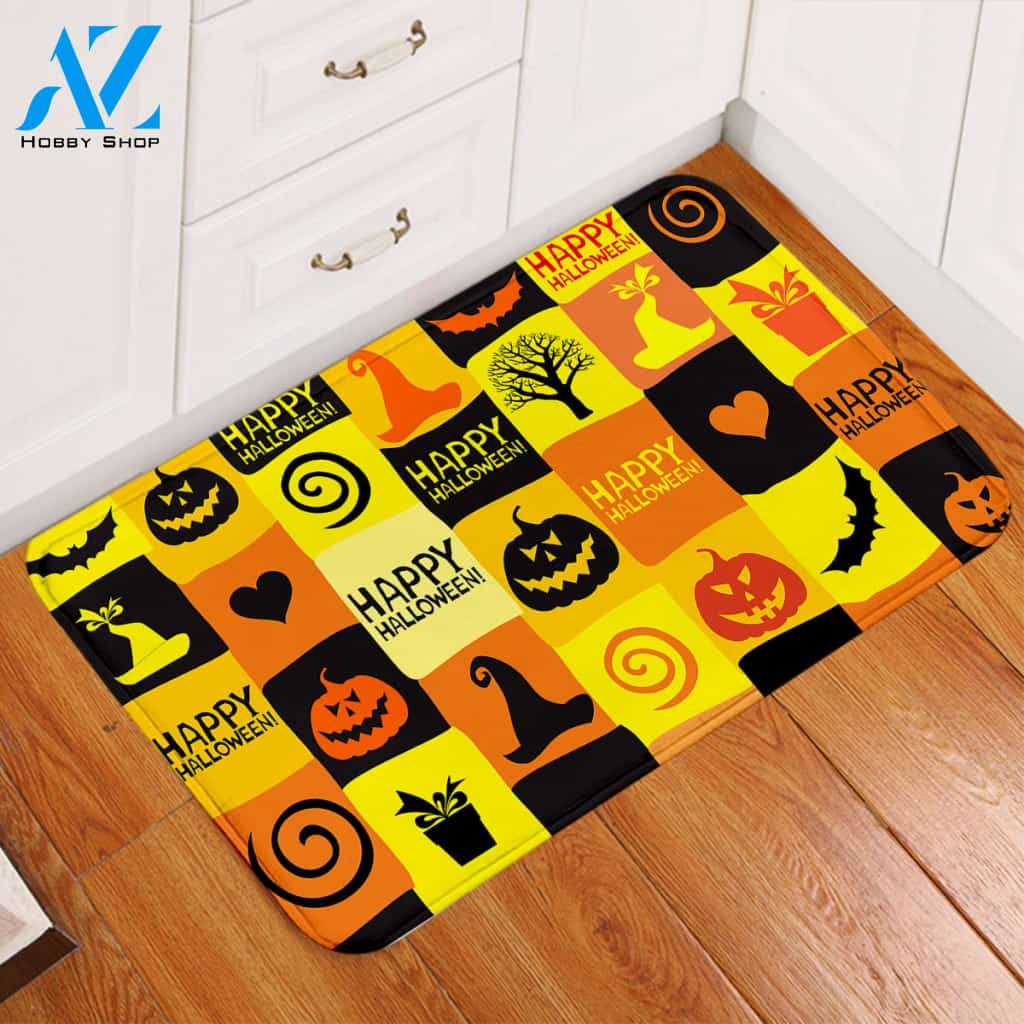 Halloween Board Game Door Mat