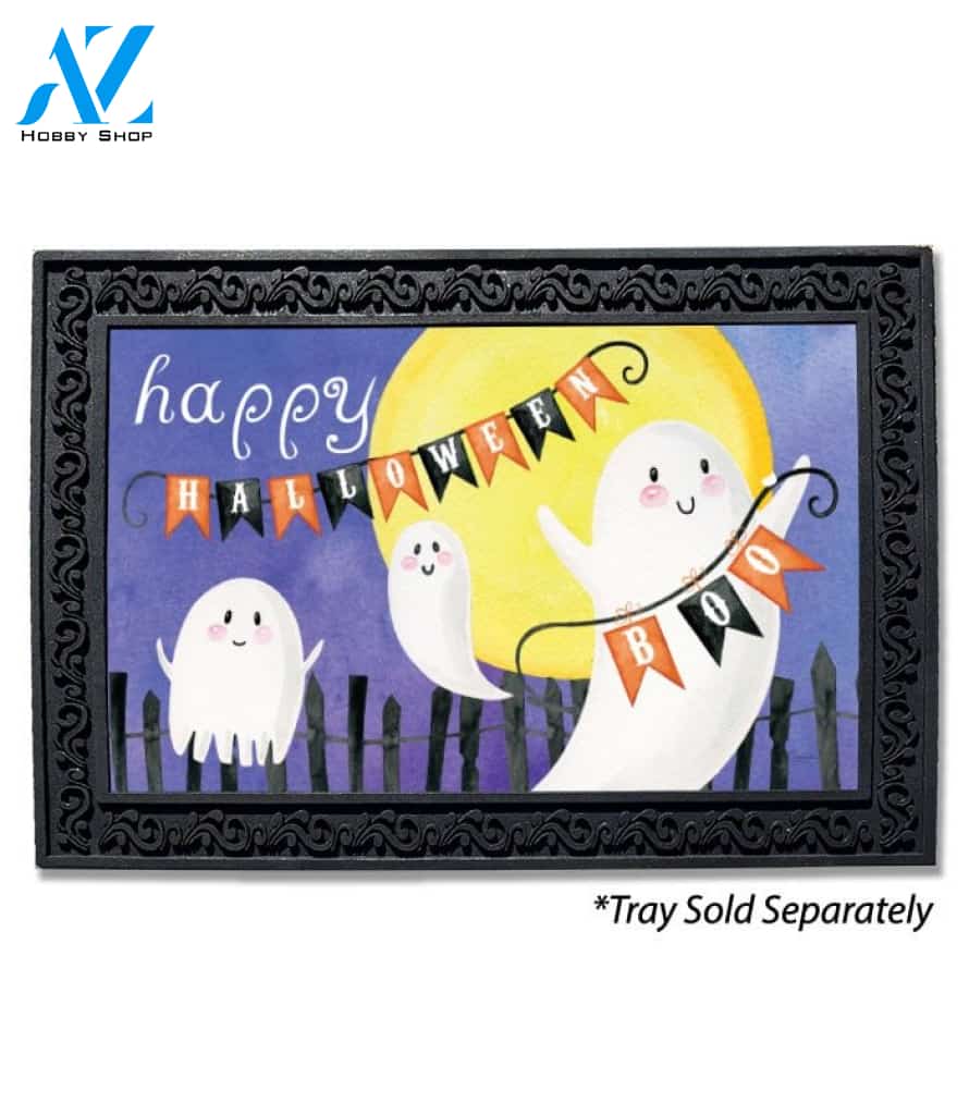 Halloween Boo Ghosts Doormat - 18" x 30"