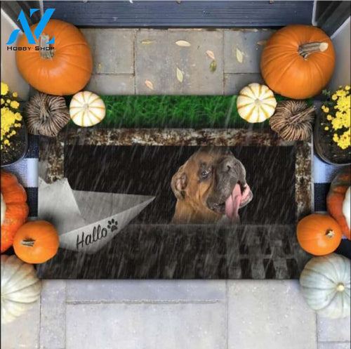 Halloween Boxer It Doormat
