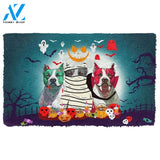 Halloween Bulldogs Doormat Indoor And Outdoor Mat Entrance Rug Sweet Home Decor Housewarming Gift Gift For Friend Family Stem Feminist