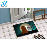 Halloween Caucasian Shepherd Dog Doormat Welcome Mat Housewarming Gift Home Decor Funny Doormat Gift For Friend Halloween Day Gift