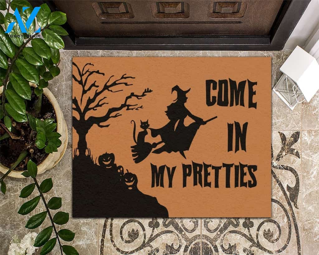 Halloween Come In My Pretties Equality Doormat Indoor And Outdoor Mat Entrance Rug Sweet Home Decor Housewarming Gift Gift For Friend Family Stem Feminist