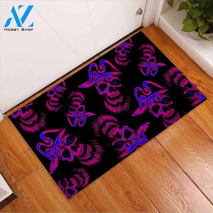 Halloween Cool Skulls Doormat Indoor And Outdoor Mat Entrance Rug Sweet Home Decor Housewarming Gift Gift For Friend Family Stem Feminist