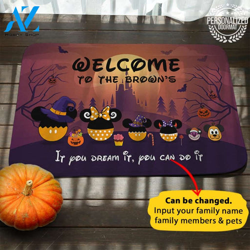 Halloween Coolest Personalized Doormat