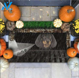 Halloween Dachshund It Doormat