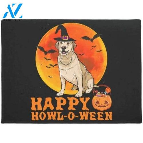 Halloween Dog Witch Golden Retriever Pumpkin Doormat Welcome Mat Housewarming Gift Home Decor Funny Doormat Gift For Friend Halloween Day Gift