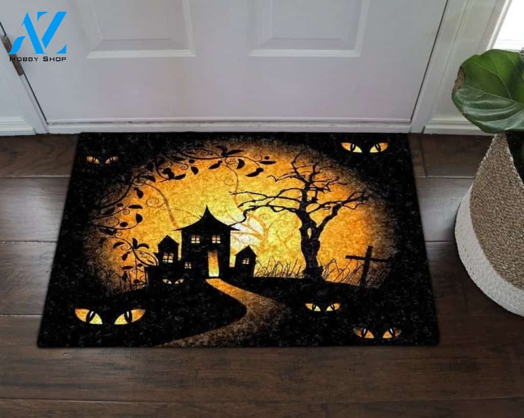Halloween Doormat Welcome Mat Housewarming Gift Home Decor Funny Doormat Gift Ideas For Friend Gift For Family Halloween Day Gift