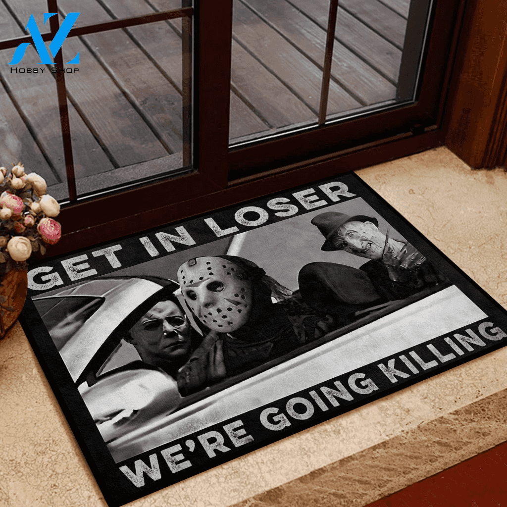 Halloween Doormat We're Going Killing
