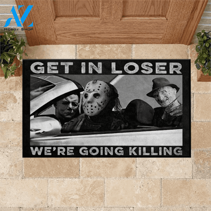 Halloween Doormat We're Going Killing | Welcome Mat | House Warming Gift