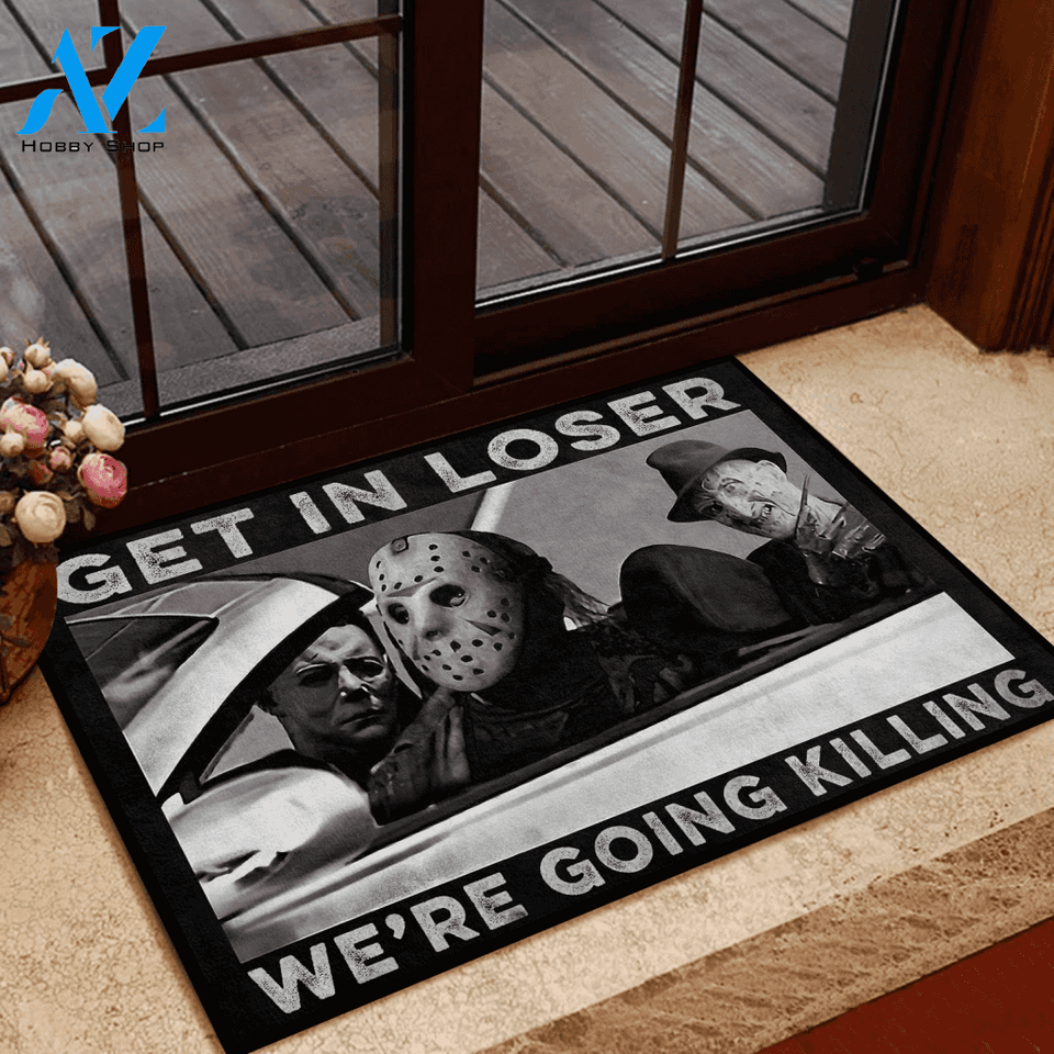 Halloween Doormat We're Going Killing | Welcome Mat | House Warming Gift