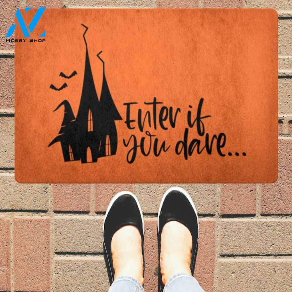 Halloween Enter If You Dare Equality Doormat Indoor And Outdoor Mat Entrance Rug Sweet Home Decor Housewarming Gift Gift For Friend Family Stem Feminist
