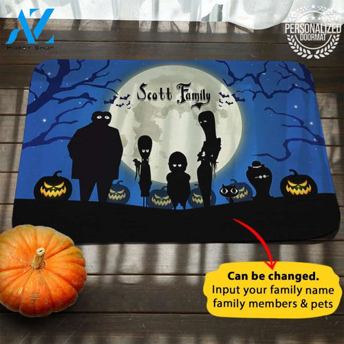 Halloween Family Personalized Doormat