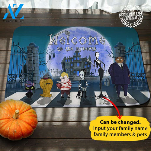 Halloween Family Personalized Doormat