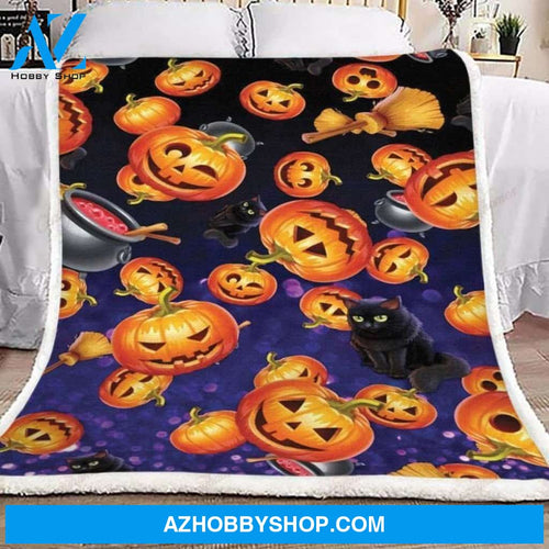 HALLOWEEN Fleece Blankets, Halloween Blanket, Halloween Throw Blanket, Halloween Fleece Blanket 1