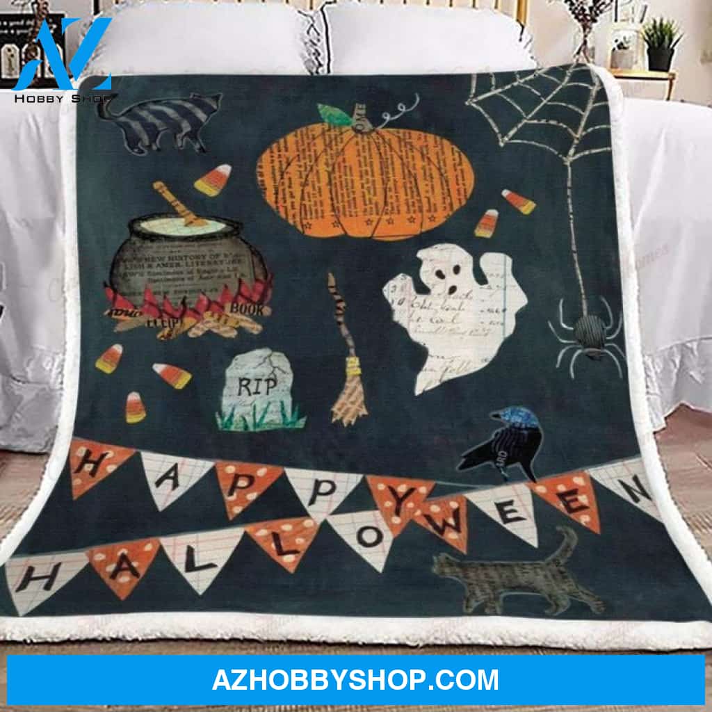 HALLOWEEN Fleece Blankets, Halloween Blanket, Halloween Throw Blanket, Halloween Fleece Blanket 11