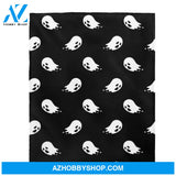 Halloween Ghost Velveteen Plush Fleece Blanket Halloween Adult Blanket, Pumpkins Emotions Halloween,Trick or Treat Home Decor Bedding Couch Sofa Soft And Comfy Cozy