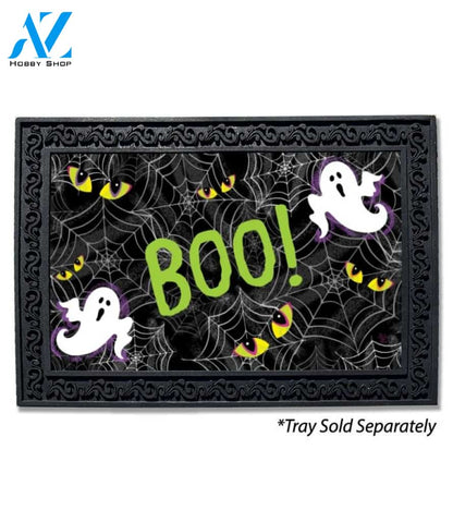 Halloween Ghosts and Webs Doormat - 18" x 30"