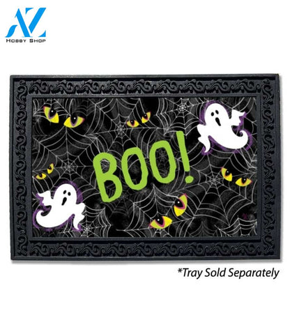 Halloween Ghosts and Webs Doormat - 18" x 30"