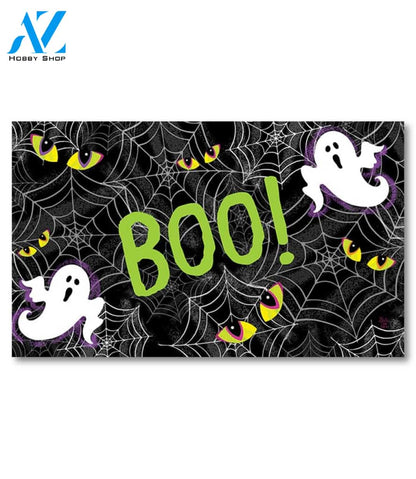 Halloween Ghosts and Webs Doormat - 18" x 30"