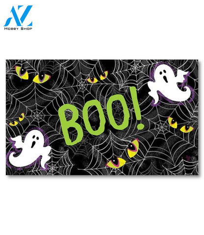 Halloween Ghosts and Webs Doormat - 18" x 30"