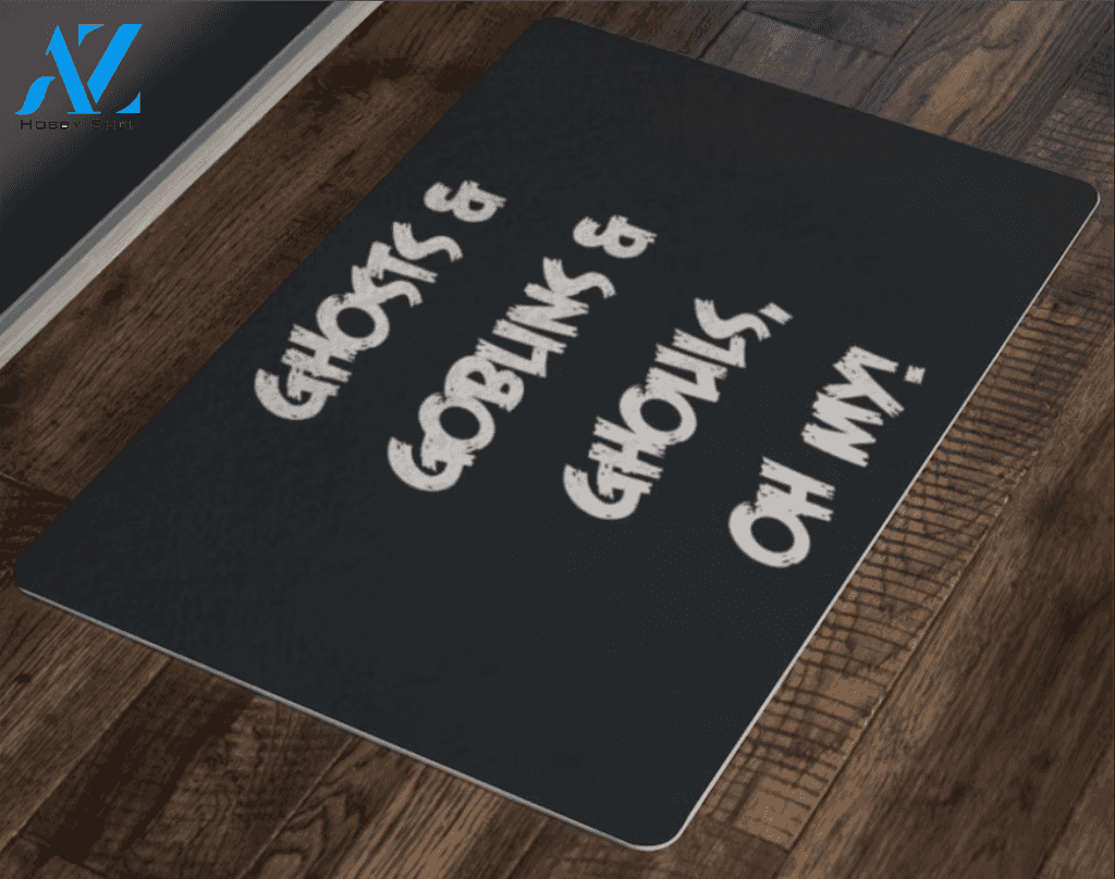 Halloween Ghosts Goblins And Ghouls Equality Doormat Indoor And Outdoor Mat Entrance Rug Sweet Home Decor Housewarming Gift Gift For Friend Family Stem Feminist