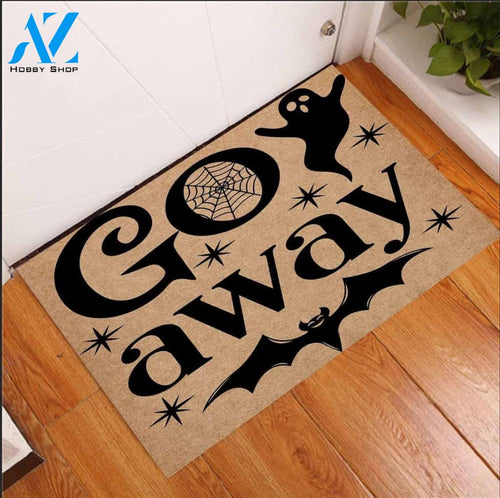 Halloween Go Away Equality Doormat Indoor And Outdoor Mat Entrance Rug Sweet Home Decor Housewarming Gift Gift For Friend Family Stem Feminist