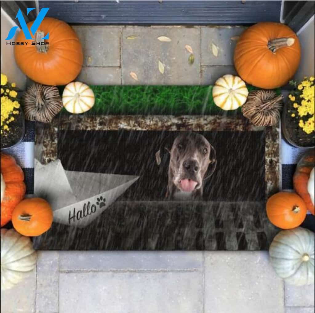 Halloween Great Dane It Doormat