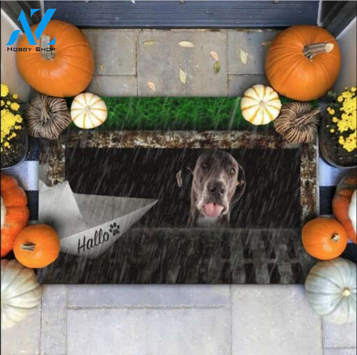 Halloween Great Dane It Doormat