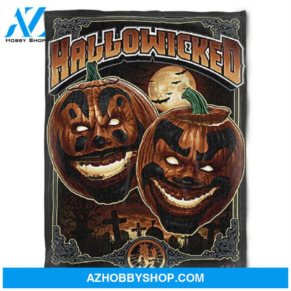 Halloween Hallowwicked Fleece Blanket Halloween Adult Blanket