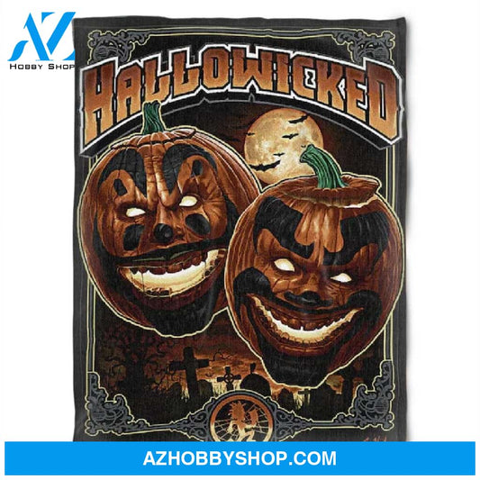 Halloween Hallowwicked Fleece Blanket Halloween Adult Blanket