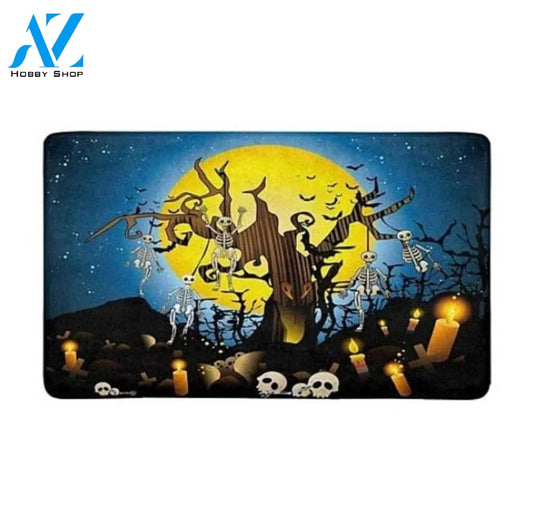 Halloween Hanging Skeletons Equality Doormat Indoor And Outdoor Mat Entrance Rug Sweet Home Decor Housewarming Gift Gift For Friend Family Stem Feminist