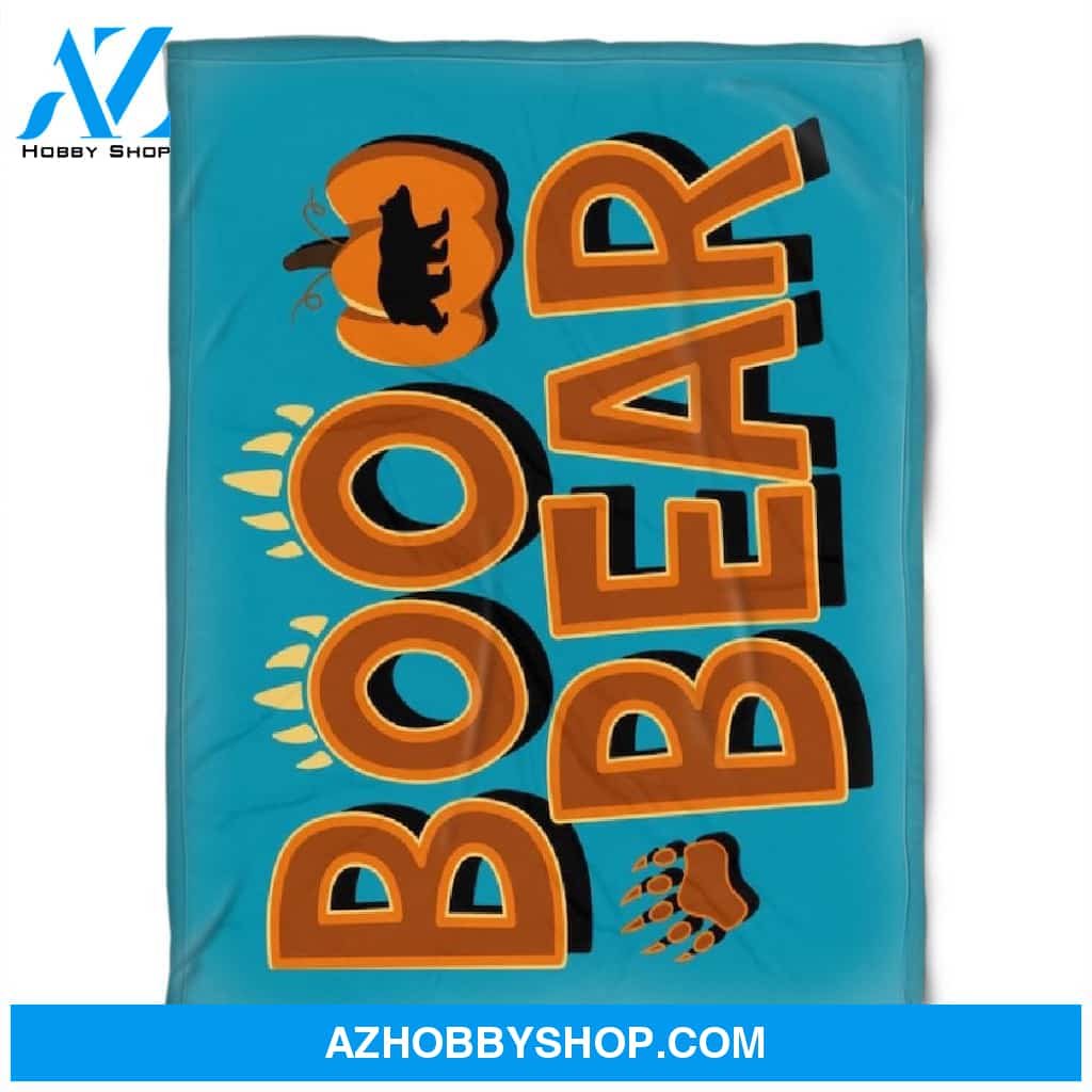Halloween Happy Boo Beer Fleece Blanket Halloween Adult Blanket