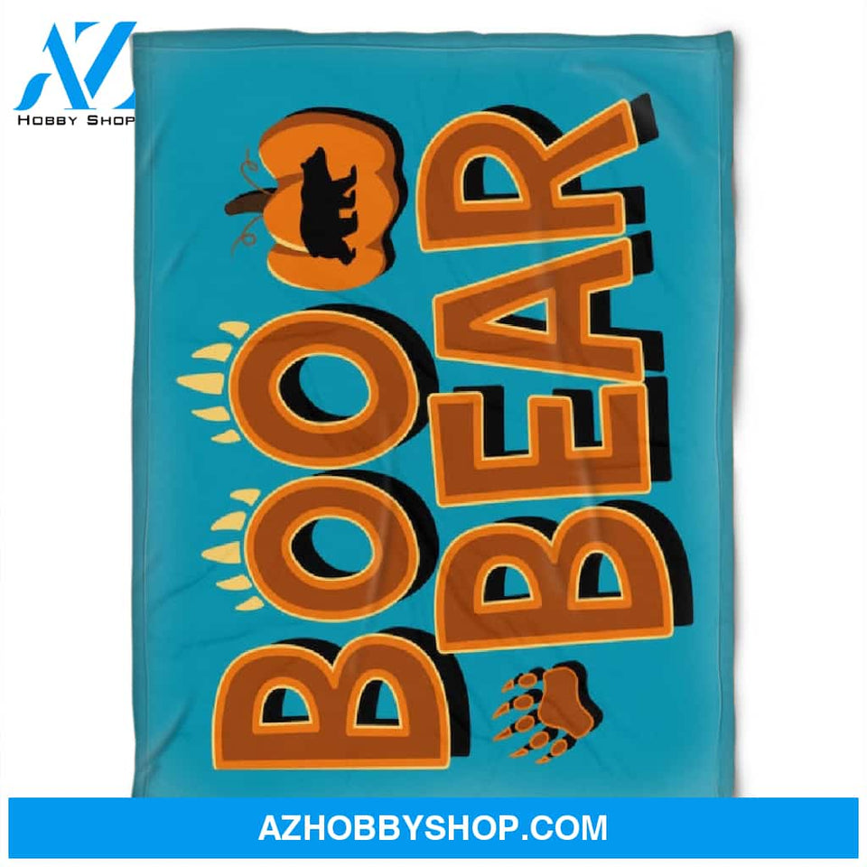 Halloween Happy Boo Beer Fleece Blanket Halloween Adult Blanket, Pumpkins Emotions Halloween,Trick or Treat Home Decor Bedding Couch Sofa Soft And Comfy Cozy