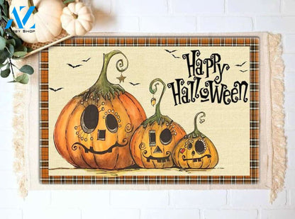 Halloween Happy Halloween Equality Doormat Indoor And Outdoor Mat Entrance Rug Sweet Home Decor Housewarming Gift Gift For Friend Family Stem Feminist