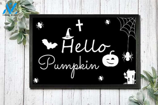 Halloween Hello Pumpkin Equality Doormat Indoor And Outdoor Mat Entrance Rug Sweet Home Decor Housewarming Gift Gift For Friend Family Stem Feminist