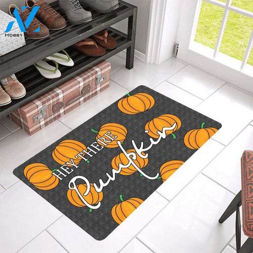 Halloween Hey There Pumpkin Equality Doormat Indoor And Outdoor Mat Entrance Rug Sweet Home Decor Housewarming Gift Gift For Friend Family Stem Feminist