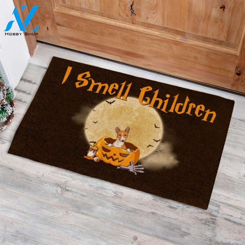 Halloween I Smell Children Equality Doormat Indoor And Outdoor Mat Entrance Rug Sweet Home Decor Housewarming Gift Gift For Friend Family Stem Feminist